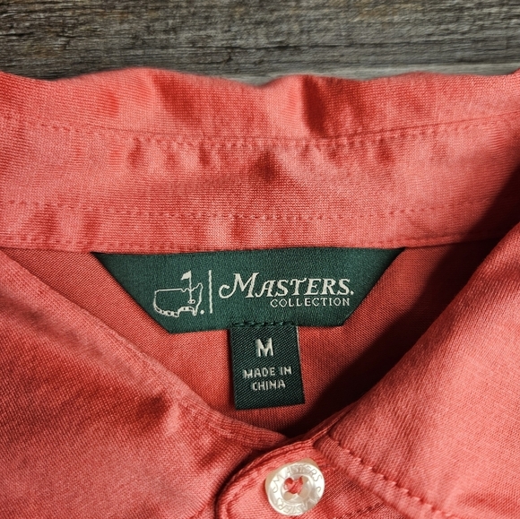 Masters Polo Golf Medium Coral Color - Picture 3 of 10